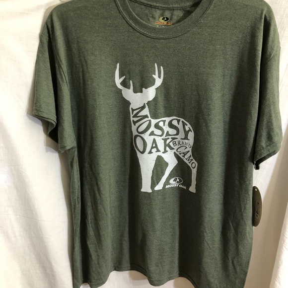 4/$25 sale Mossy oak Camo deer buck green T-shirt - Picture 3 of 8